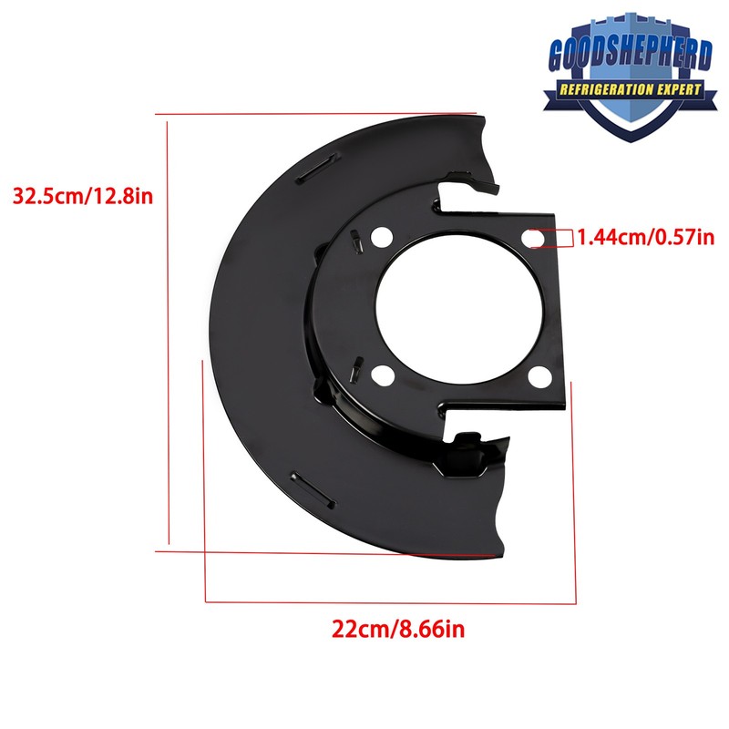 For Chevrolet GMC 99-24 1 Pair Front Disc Brake Backing Plate Dust Splash Shield gallery