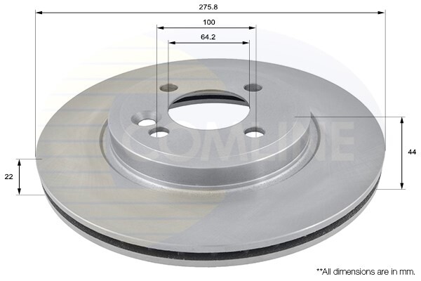 Fits Mini Cooper 2001-2007 One 2001-2006 1.6 One D MFD Front Brake Disc #1 gallery