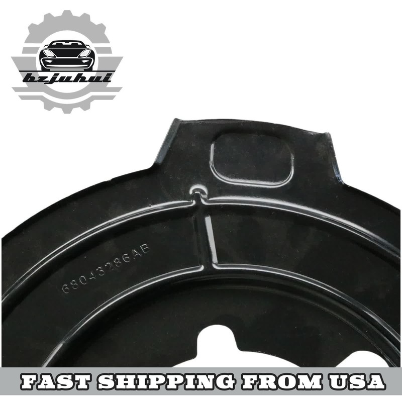 1 Pair Front Brake Disc Backing Plate For Jeep Wrangler Jk 68043286AB 68043287AB gallery