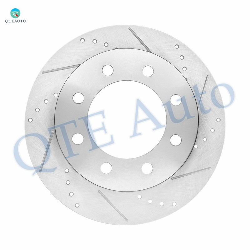 Front Drilled Slotted Brake Disc Rotors 353mm For 2006-2008 Dodge RAM 1500 gallery
