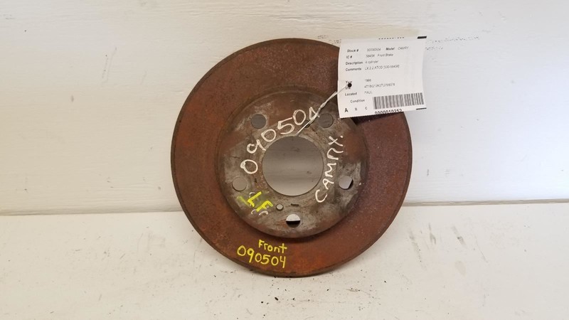 Front Brakes With 14″ Wheel Fits 92-00 CAMRY 25999