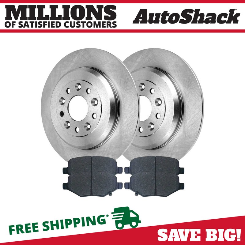 Rear Brake Rotors & Pads for Ford Five Hundred Freestyle Taurus X Mercury Sable