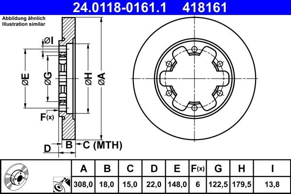 Brake Disc For Ford TRANSIT 13-24 1815600