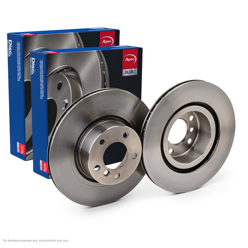 2X APEC Rear Brake Discs for BMW X3 2010-17 330mm Vented SDK6731