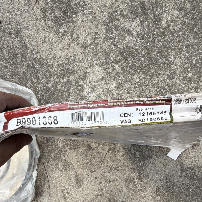 DuraGo BR901368 Disc Brake Rotor – Rear 2 Pack