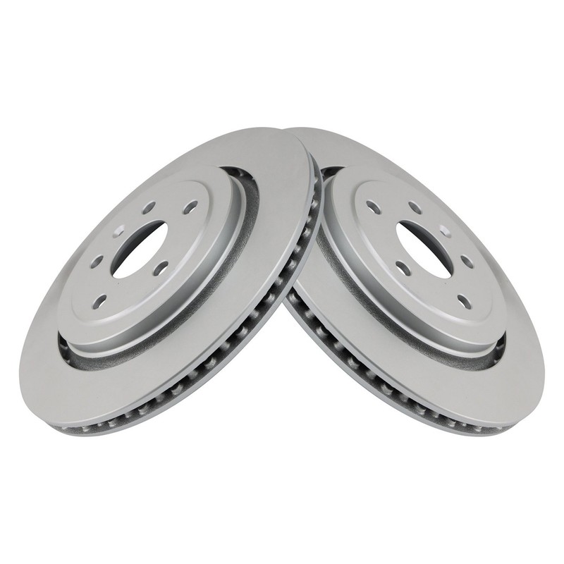 TRQ BRA41986 Disc Brake Rotors For Chevy Camaro 2016-2022 Rear 84097593