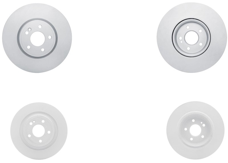 For EQB 300 2022-2024 330MM Front & Rear Coated Brake Rotors & EPS Brake Pads gallery