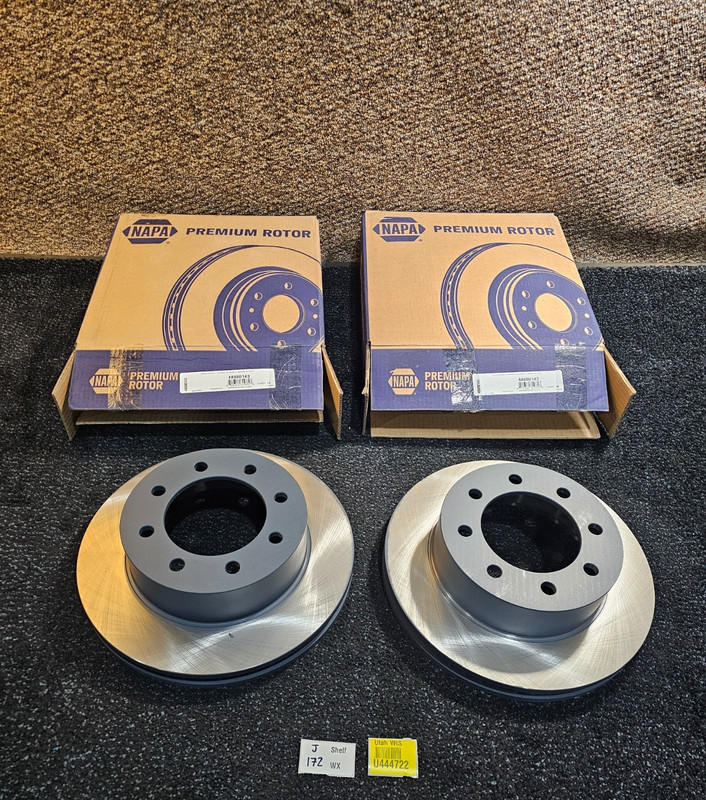 (QTY 2)NAPA 48880143 Vented Brake Rotor For 06-08 Dodge Ram 3500/05-08 Ram 4000 gallery