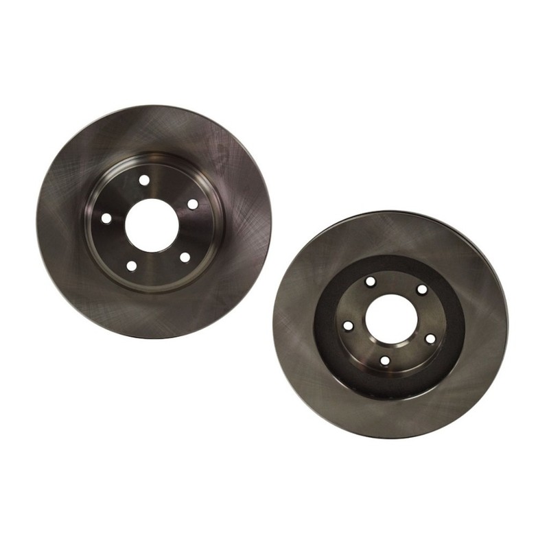 For Infiniti I35 2002-2004 Brake Discs Driver And Passenger Side Pair Cast Iron