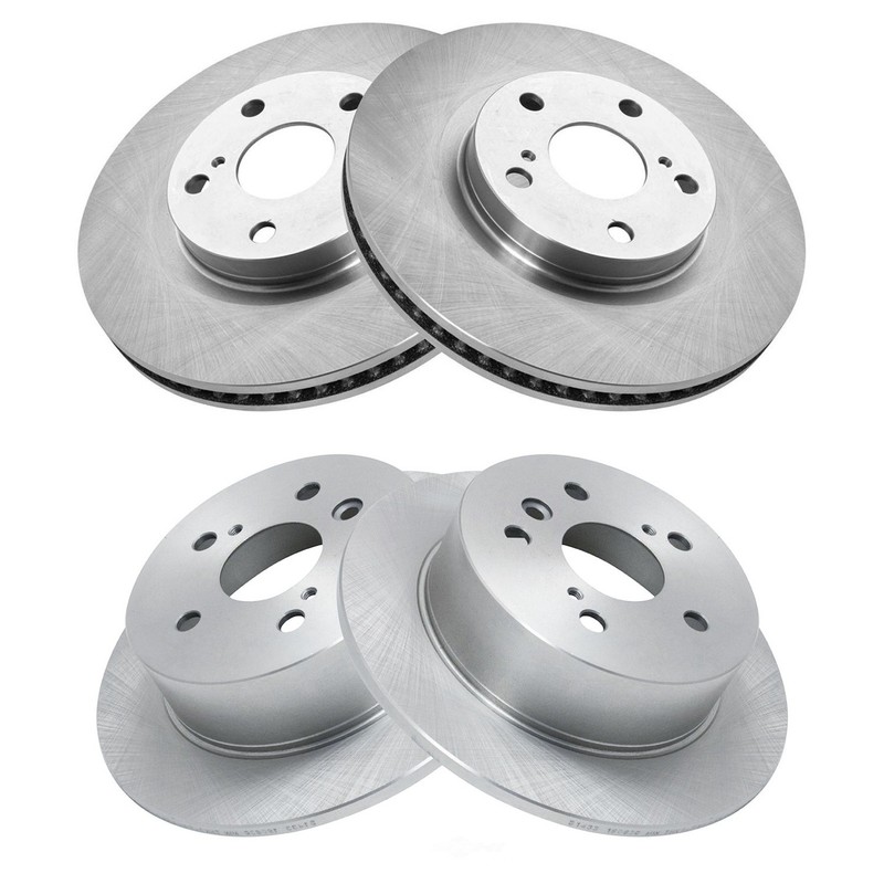 Disc Brake Rotor Set-4 Piece Brake Rotor Set TRQ BRA13540