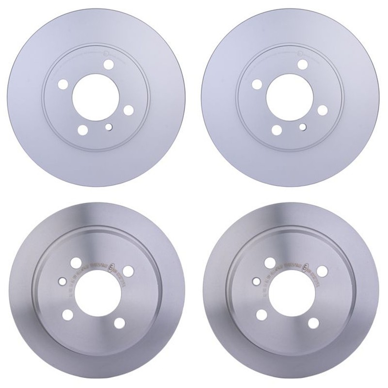 Hella Front 260mm & Rear 258mm Brake Rotors Kit For BMW E30 325 325e 325i 325is