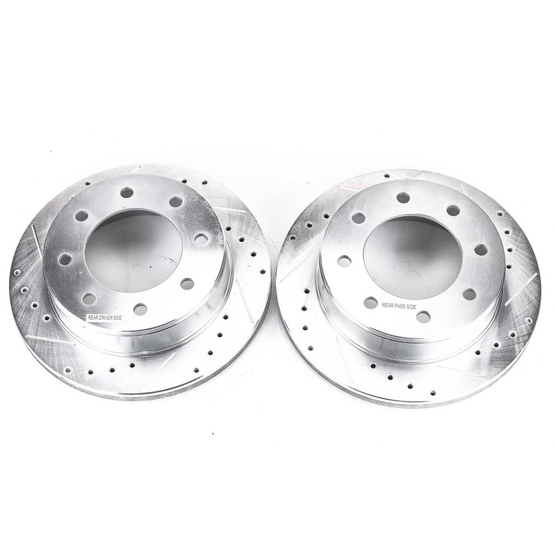 Power Stop for 03-19 Chevrolet Express 2500 Rear Evolution Drilled & Slotted