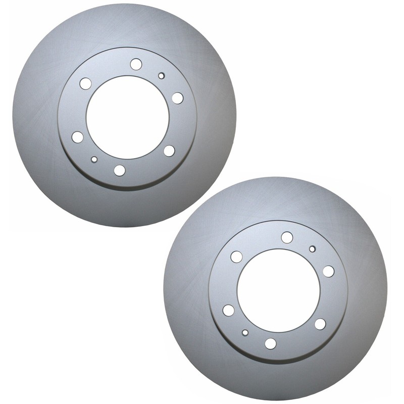 Bison Performance Pair Set Front Coated 319mm Brake Rotors for FJ Cruiser Tacoma
