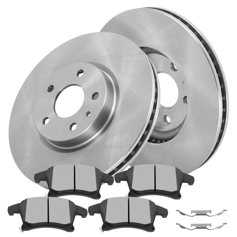 Front Solid Brake Pads Rotors For 2013-2016 Ford Fusion 2013-2020 Lincoln MKZ