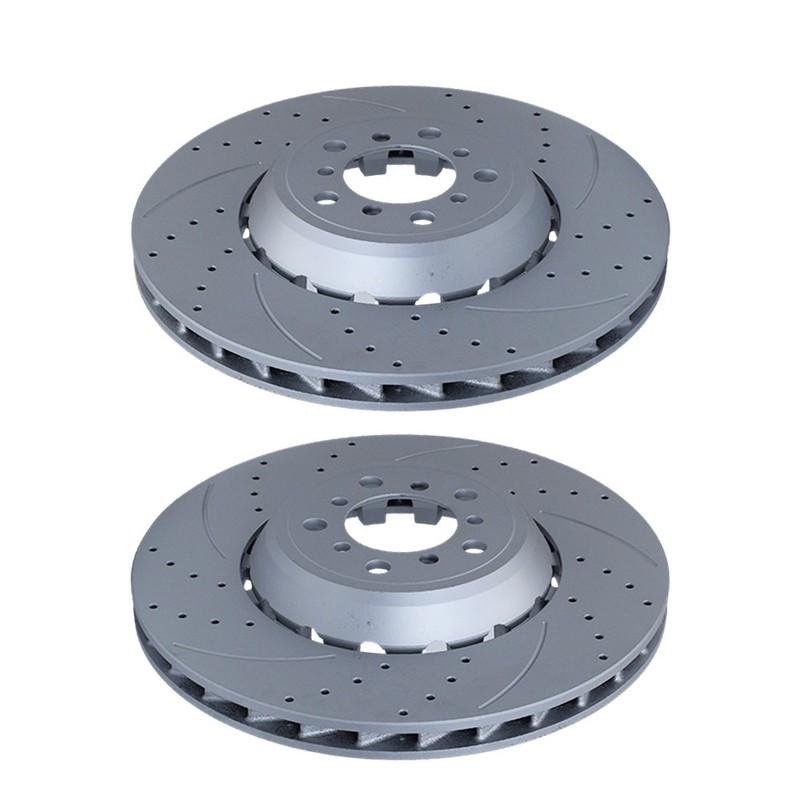 For BMW F80 F87 F82 Pair Set of 2 Front 380mm Brake Disc Rotors US gallery