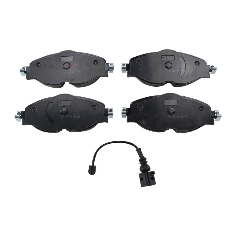 DuraGo Front Rear Rotor Akebono EURO Ceramic Brake Pad Kit for Golf SportWagen gallery