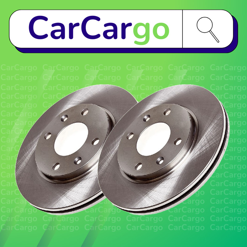 Premium Vented Front Brake Discs Pair Peugeot 106 1.5 D 1994-1996 247 mm