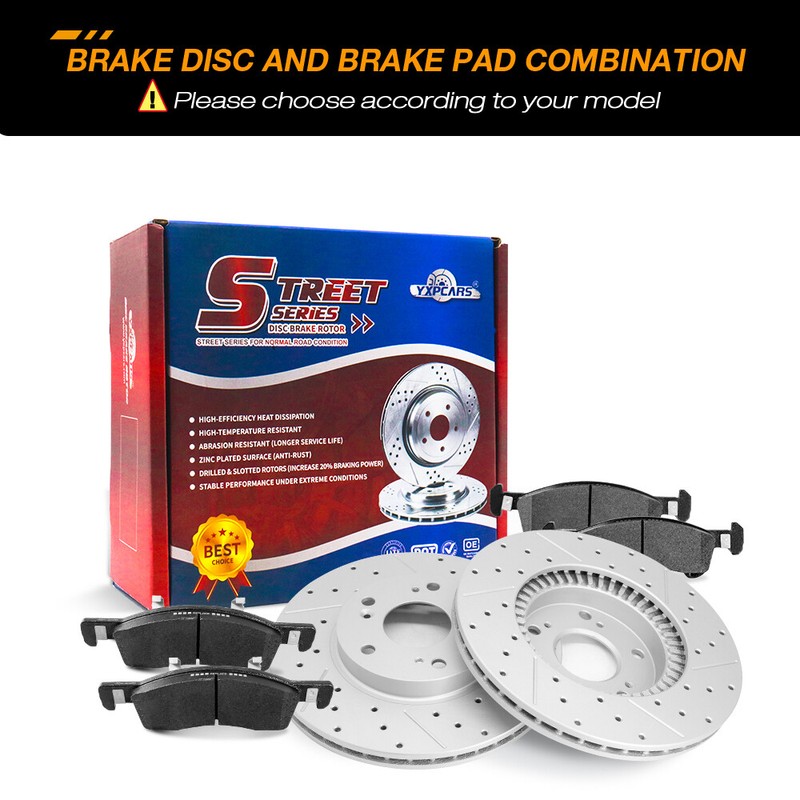 Front Disc Brake Rotors + Ceramic Brake Pads For Honda Accord Acura CL TL TSX gallery