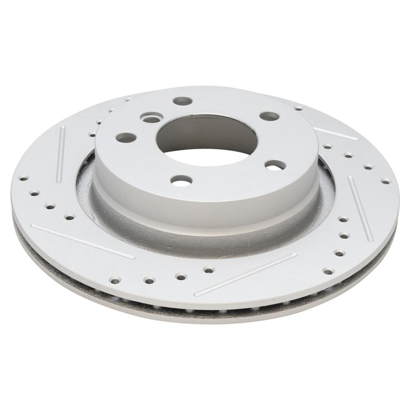 Performance Brake Rotor Drilled & Slotted Zinc Coated Front & Rear Kit gallery