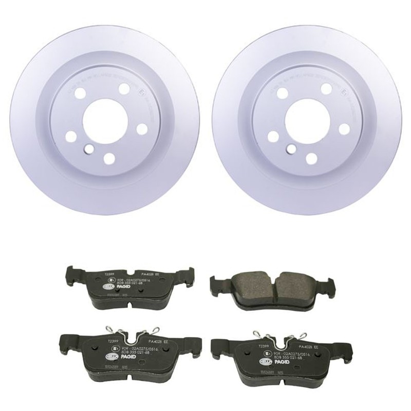 Hella Rear Rotors Low-Met Disc Brake Pad Kit For F44 228i F48 X1 F39 X2 B46A20B