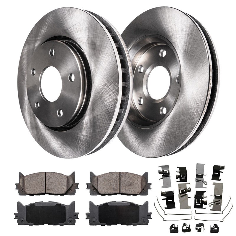 For TOYOTA CAMRY Brake Rotor Disc Set Front 2007 2008 2009 2010 2011 2012-2017