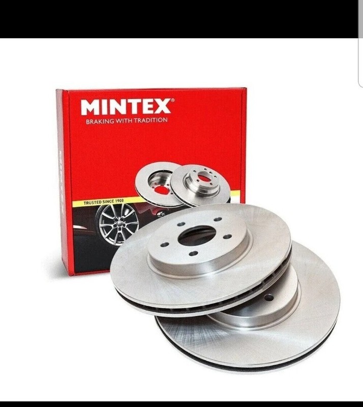 For MG Honda Brake Discs Pair Rear Solid MDC1601 260 mm Diameter Mintex