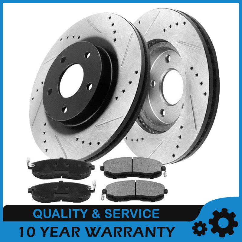 For Jeep Grand Cherokee Brake Rotors and Brake Pads Front Disc Rotors 350mm