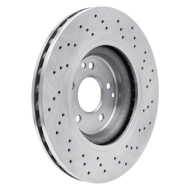 For Mercedes-Benz SLK350 05-11 R1 Concepts Drilled 1-Piece Front Brake Rotor gallery