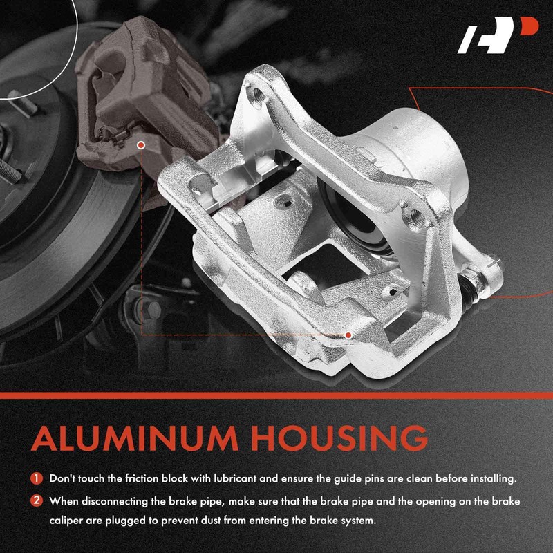 A-Premium Pair Front Brake Rotor & Pad & Brake Caliper for Hyundai Sonata 11-14 gallery