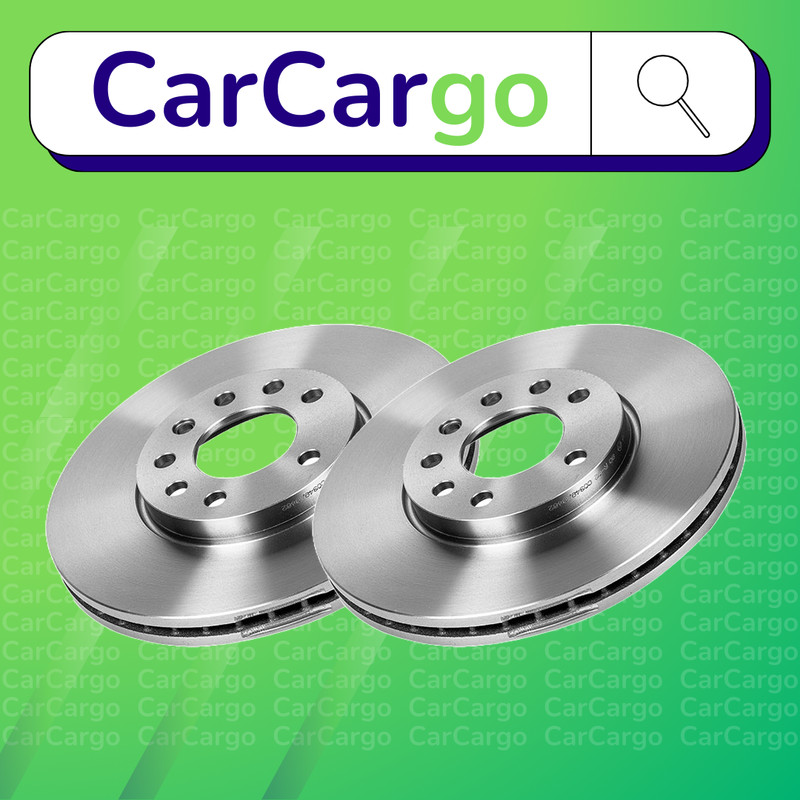 Premium Vented Front Brake Discs Opel Vectra 1.6 i 16V 1995-2002 288 mm