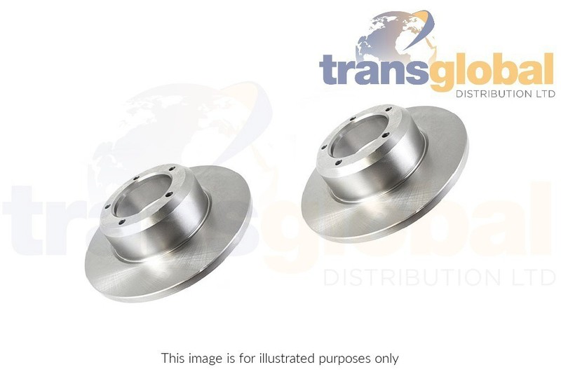Front Solid Discs Pair for Land Rover Discovery 89-98 LR017951