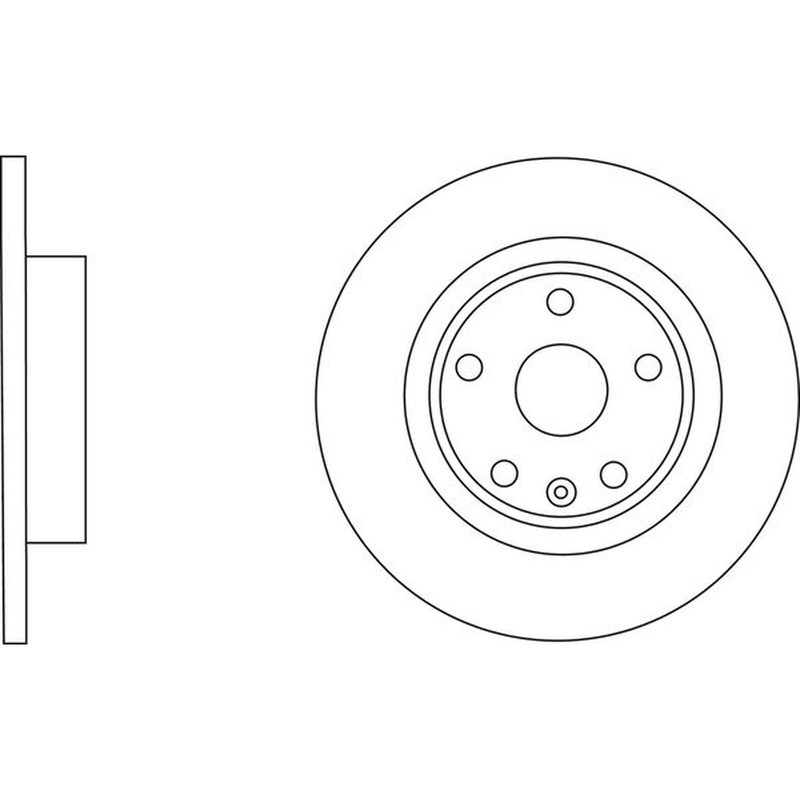 Apec Blue Brake Disc – Rear SDK6283 – Fits selected Chevrolet Opel Vauxhall