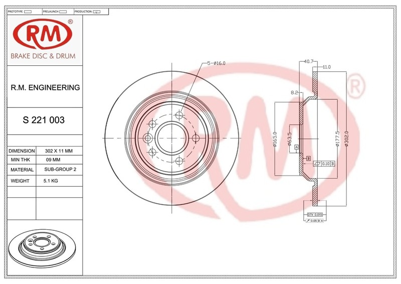 Rear Brake Rotor/Disc Fit For VOLVO S80 II, V70 III, XC70 II, S60, V60 gallery