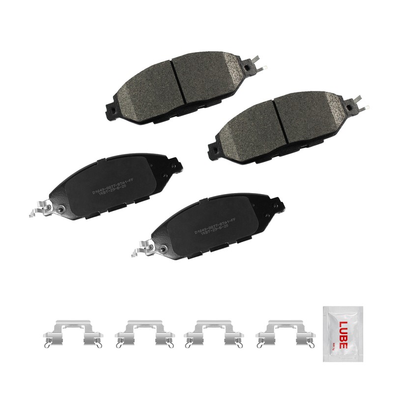 Front Drilled Disc Brake Rotors +Ceramic Pads Set For Nissan Murano 2015-2023 gallery