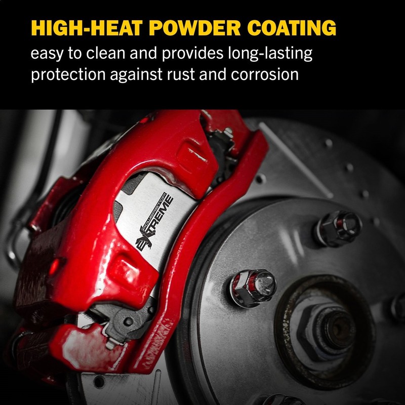 Power Stop S4996 Performance Front Brake Calipers Powder Coated Red Pair gallery