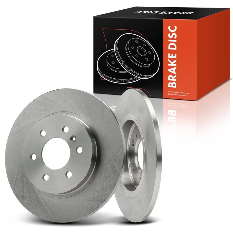 2x Rear Disc Brake Rotors for Chevrolet Uplander 2006-2009 Buick Pontiac Saturn