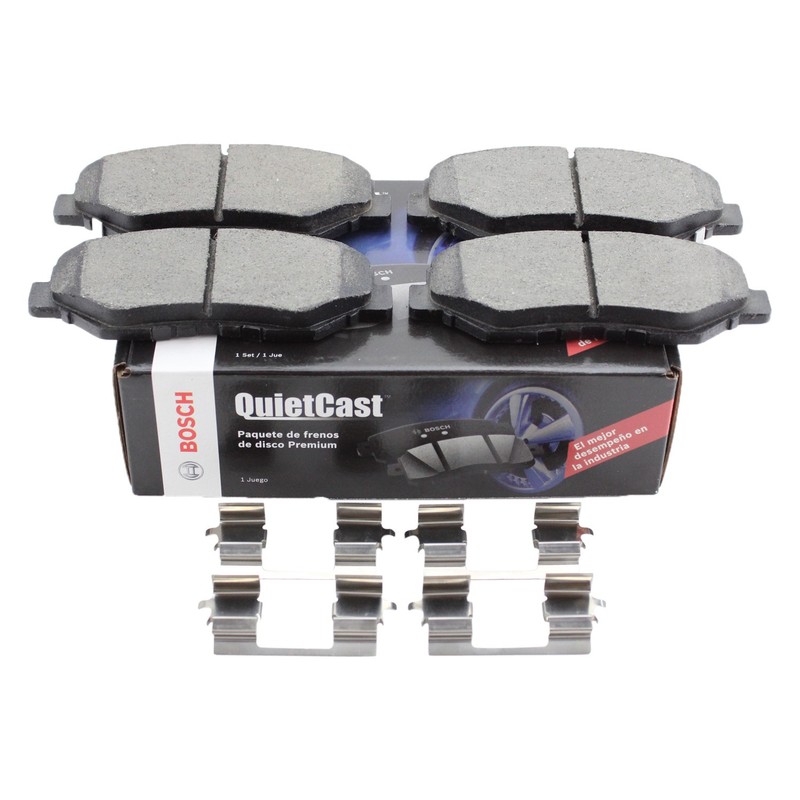 DuraGo Front Rotors Bosch QuietCast Ceramic Disc Brake Pad Kit For CR-V L4 12-16 gallery