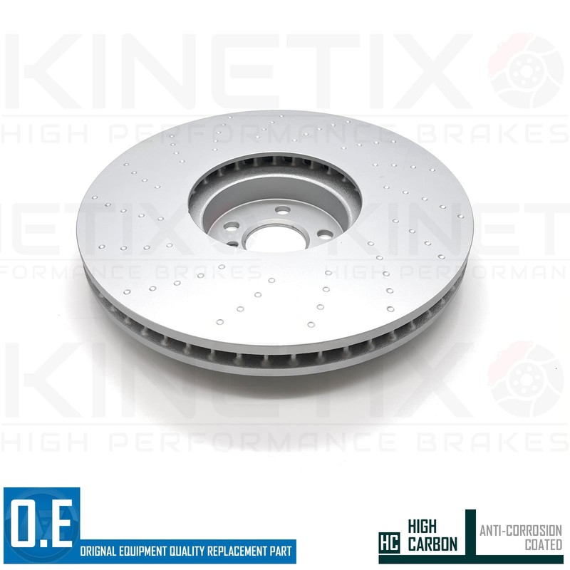 FOR BMW M 760i M SPORT G11 G12 DIMPLED FRONT REAR BRAKE DISCS PADS 395mm 370mm gallery