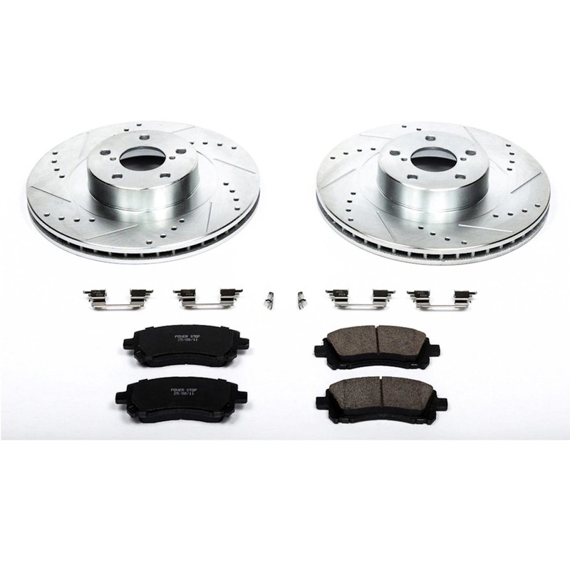 Powerstop 294mm Front 290mm Rear Discs & Calipers & Pads Kit for Legacy Outback gallery