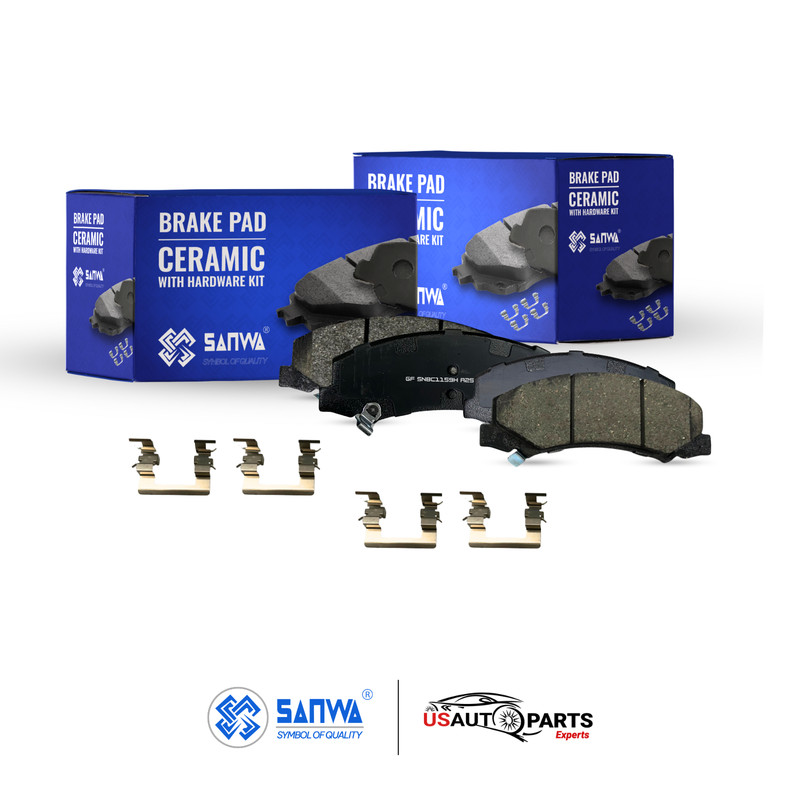 FRONT BRAKE ROTOR GEOMET VENTED DS & CERAMIC PAD KIT FOR CHEVROLET IMPALA 06-16 gallery