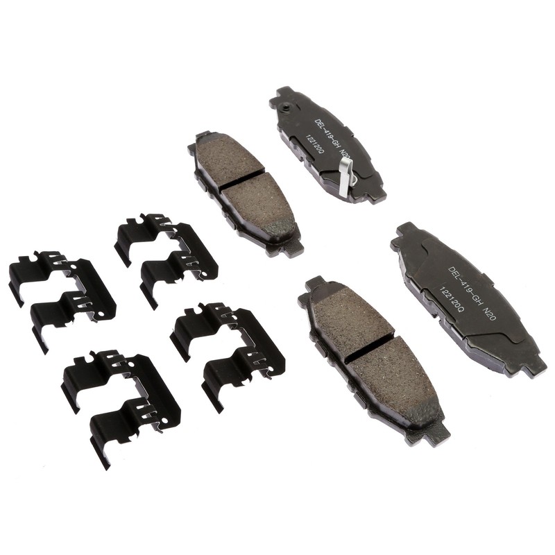 ACDelco Disc Brake Pads and Rotors Kit Front Rear For 10-14 Subaru Outback gallery