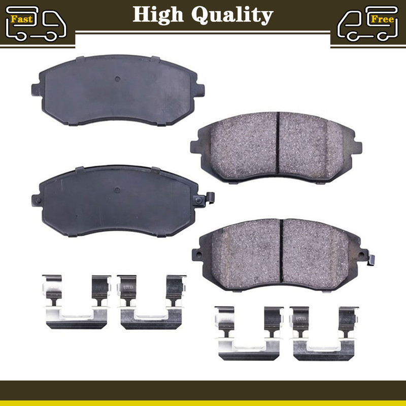 Premium OE Front Ceramic Brake Pads Kit For 2003-2006 Subaru Baja 9 Yr Warranty