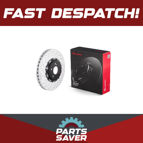 2x Brake Discs Pair Vented fits MERCEDES CLS63 AMG C219 6.2 Front 06 to 10 360mm