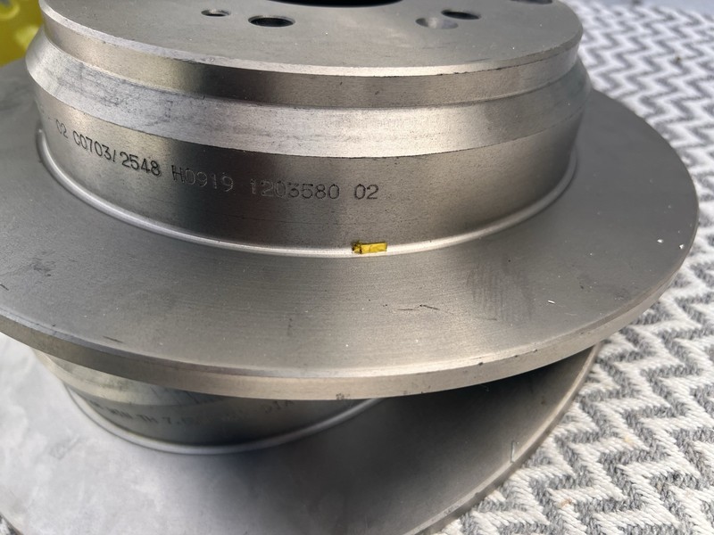 Rear Brake Disc 2 Pieces 201mm Diameter Solid 7.5mm Thick Eicher Premium 1203580 gallery