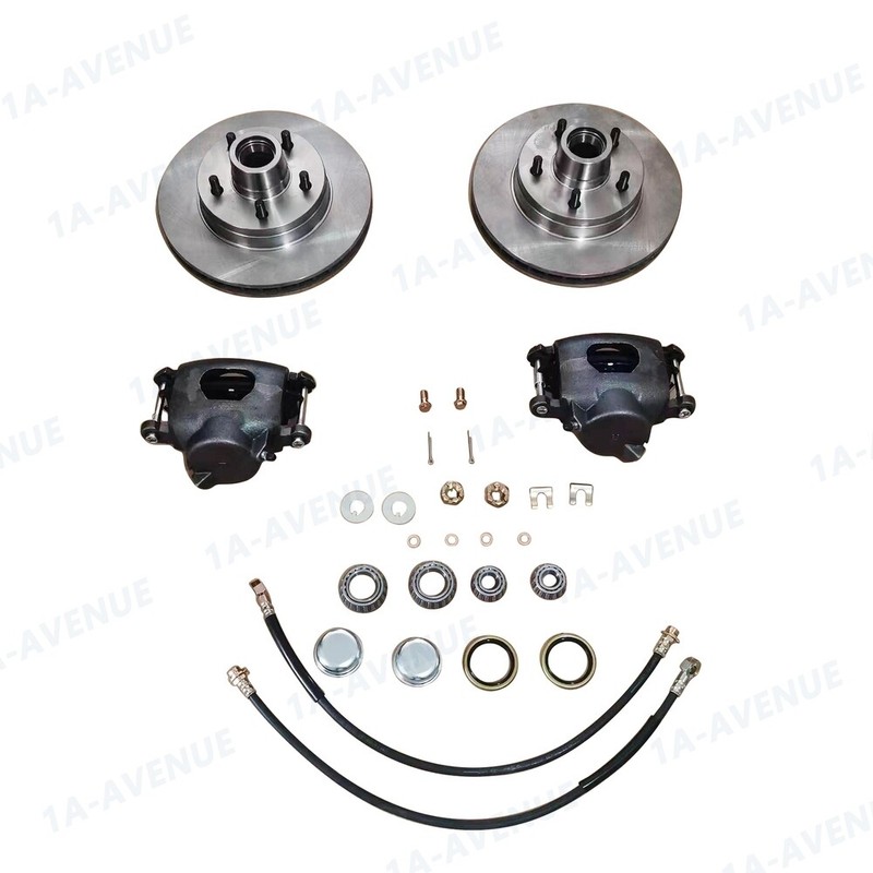 Squarebody Disc Brake Spindle Components 1.25" Rotor 5 Lug For 1973-87 Chevy C10 gallery