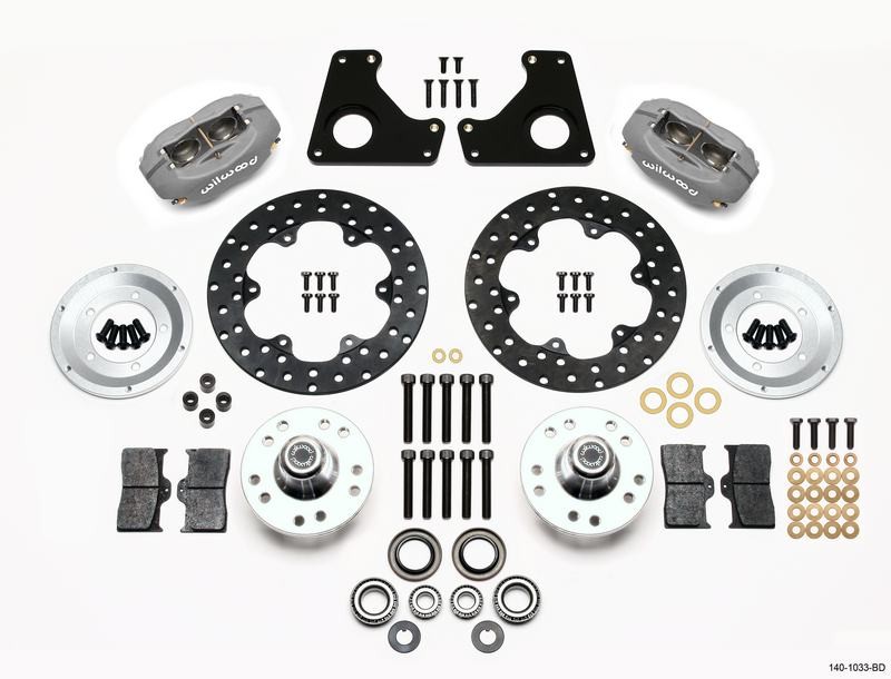 Wilwood Brakes 140-1033-BD Disc Brake Caliper / Rotor / Pad Kit