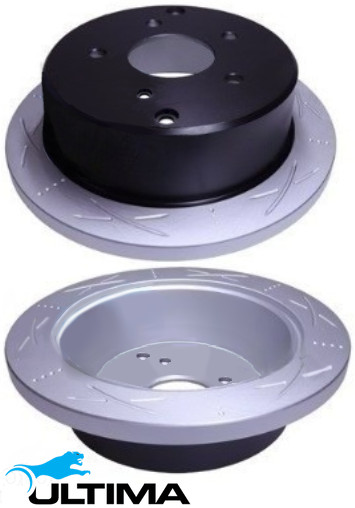 REAR SLOTTED DISC BRAKE ROTOR SET FOR HOLDEN CALAIS VX VY VZ LS1 L76 5.7L 6.0 V8