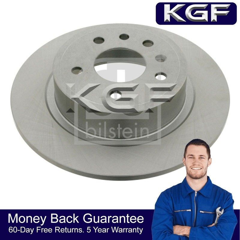 KGF Rear Brake Discs Fits Saab 9-5 1999-2009 2.0 2.2 D 2.3 3.0 5391537