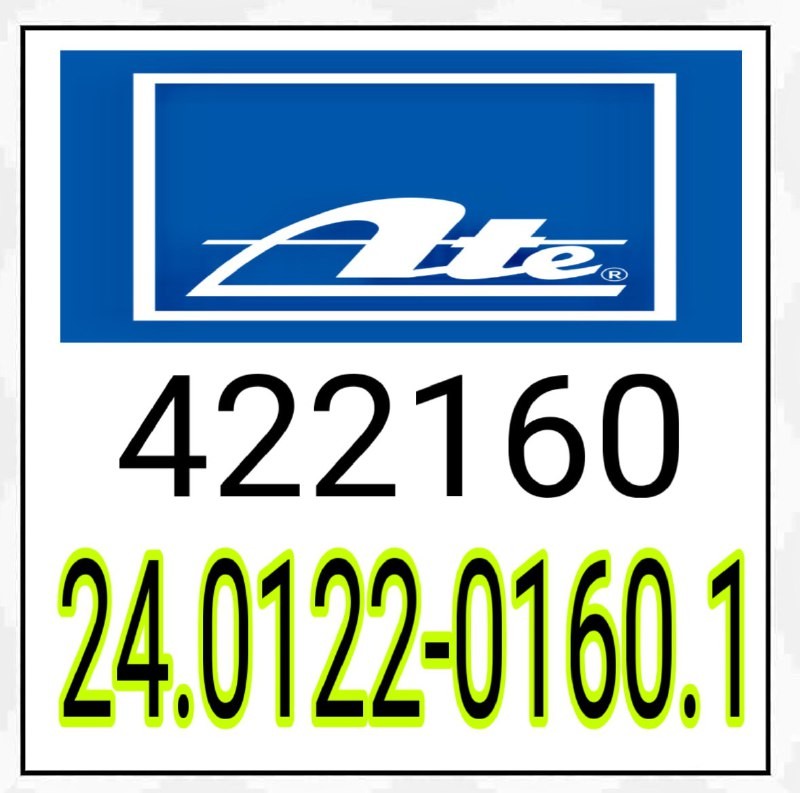 2x ATE 24.0122-0160.1 Brake Disc 300mm Front for BMW E46 E36 E85 gallery