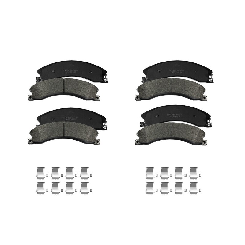 Front Rear Disc Brake Rotors Ceramic Pads for GMC Sierra 2500 3500 HD 2011-2019 gallery
